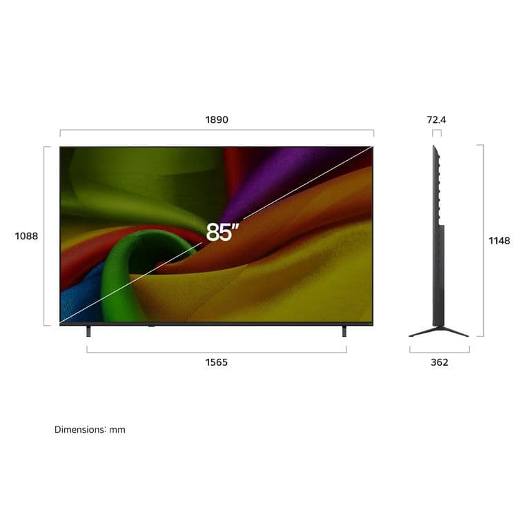 Foto 2 de Smart TV LG 85" NANO 4K UHD AI NU85