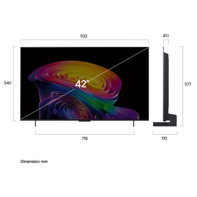 Foto 2 de Smart TV LG OLED evo AI 42" C6