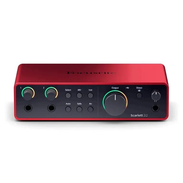 Interfaz de Audio Focusrite Scarlett 2i2 4ta Gen