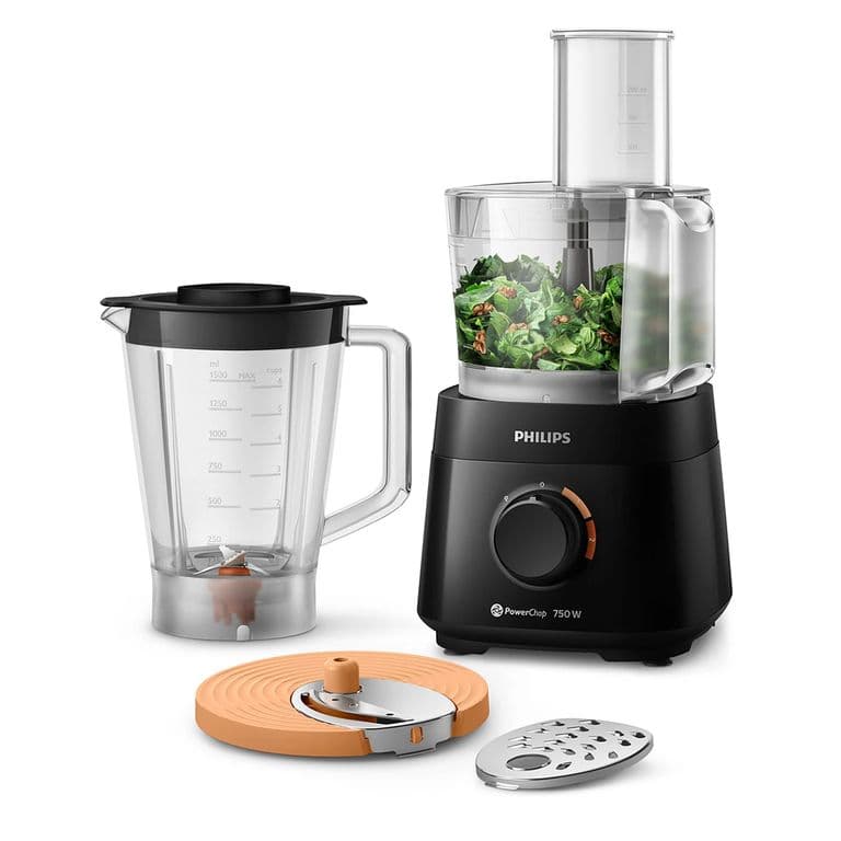 Procesadora de Alimentos Philips HR7301/90 750W con Licuadora
